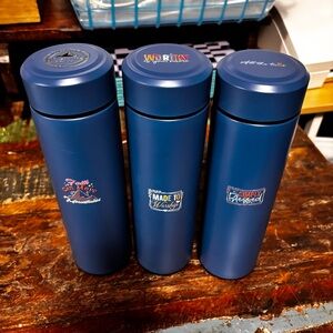 3 Christian / Faith Based Insulated Water Thermos Bottles w/ Motivational Quotes